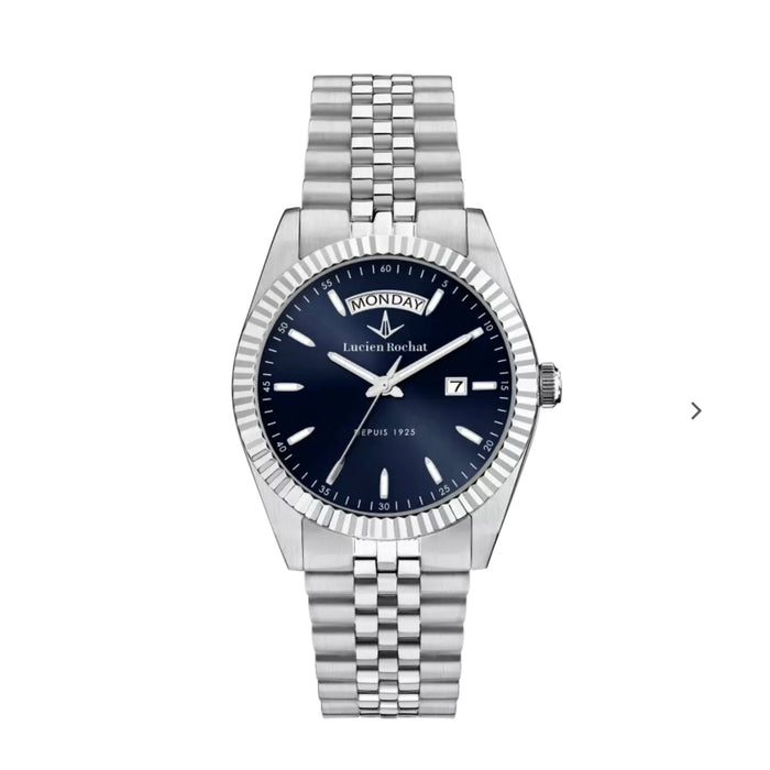 Lucien Rochat orologio blu Bienne colletion da uomo R0453124005