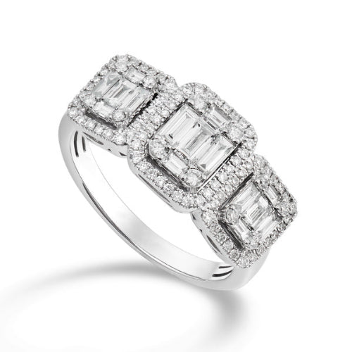 Anello con brillanti della collezione magica Mikiko