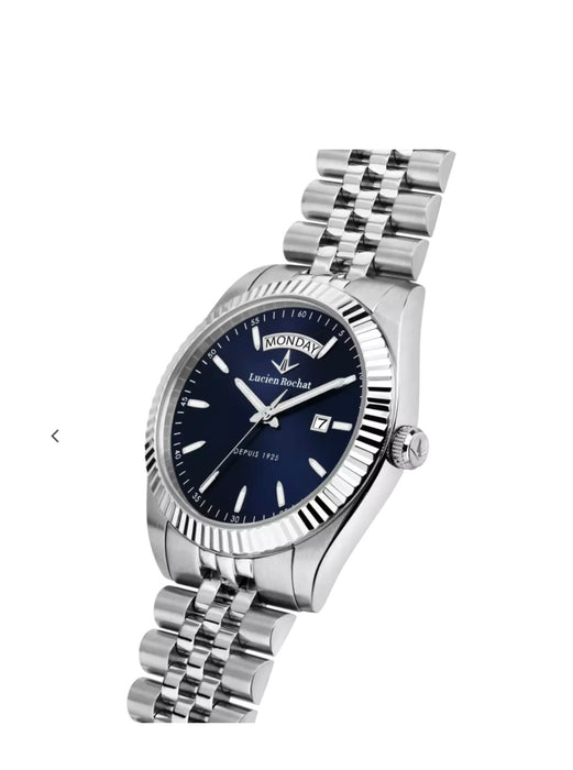 Lucien Rochat orologio blu Bienne colletion da uomo R0453124005