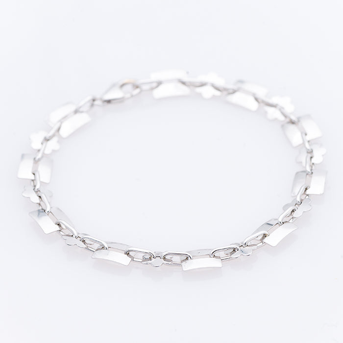 BRACCIALE ORO BIANCO DONNA