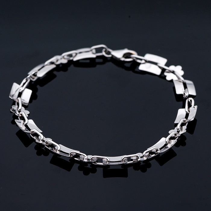 BRACCIALE ORO BIANCO DONNA