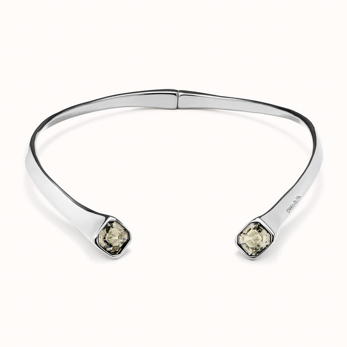 UNO DE 50-Collana placcata argento sterling con cristallo bianco