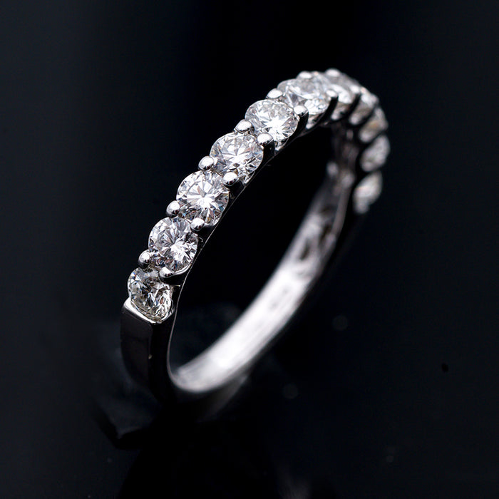 GIORGIO VISCONTI-ANELLO DONNA ORO BIANCO E DIAMANTI NATURALI