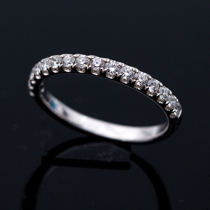 GIORGIO VISCONTI-ANELLO DONNA ORO 18 CARATI -DIAMANTI NATURALI