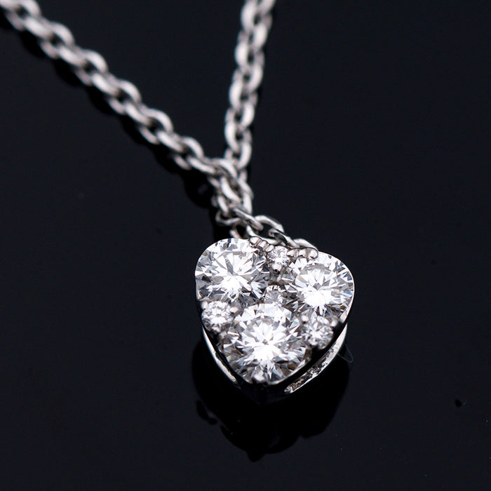 GIORGIO VISCONTI -GIROCOLLO   ORO BIANCO 18 CARATI -DIAMANTI NATURALI