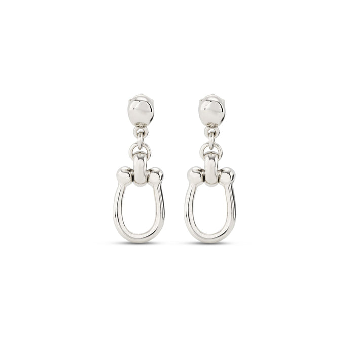 UNO DE 50-Orecchini placcati argento Sterling con 1 maglia media