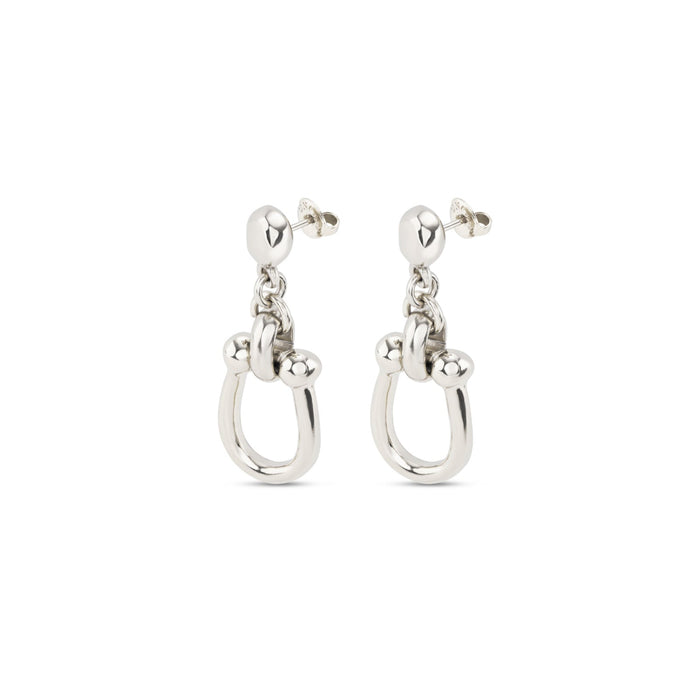 UNO DE 50-Orecchini placcati argento Sterling con 1 maglia media