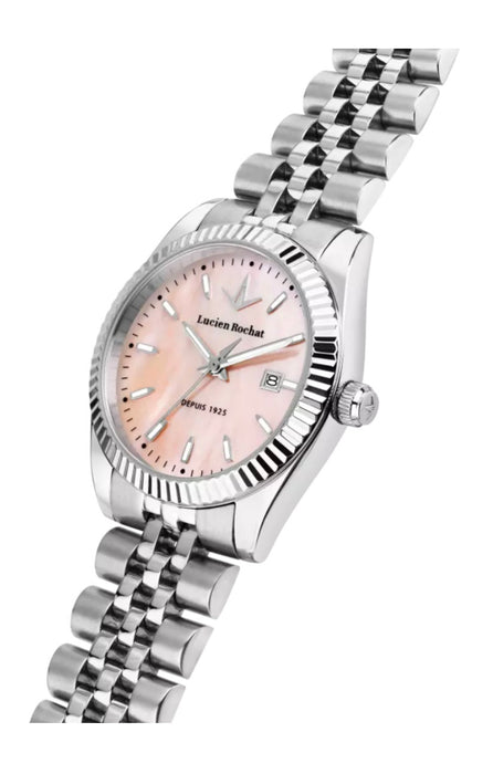 Orologio Tempo e data da Donna Lucien Rochat R0453124504, Cassa Silver in Acciaio. Collezione Bienne 2024/2025
